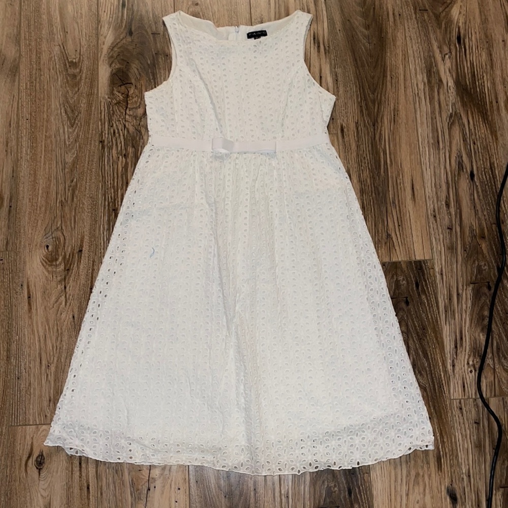 FANG eyelet babydoll dress